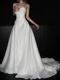 Newest Wedding Dress Sweetheart Pleated Wedding Dress HZ0319