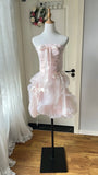 New Arrival Homecoming Dress Strapless Short Prom Dress Birthday Party Outfits HZ0319