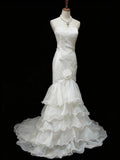Elegant Wedding Dress Sweetheart Ruffle Mermaid Wedding Dress HZ0319