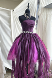 Stunning Homecoming Dress Strapless Pleated Short Prom Dress Birthday Party Dress Cocktail Dress HZ0319