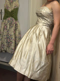 Stunning Prom Dress Strapless Beading Evening Dress Birthday Party Dress Formal Dress HZ0319