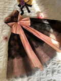 New Arrival Homecoming Dress Strapless Pleated Tulle Short Prom Dress Birthday Party Dress Cocktail Dress HZ0319