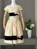 Beauty Prom Dress A Line V-neck Pleated Formal Dress Evening Dress Party Dress HZ0319