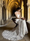 New Arrival Wedding Dress Sweetheart Pleated Lace Wedding Dress HZ0319