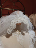 Retro Wedding Dress High Collar Long Sleeves Wedding Dresses HZ0319