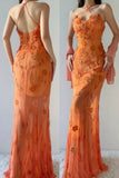 Stunning Prom Dress Halter Gala Dress Evening Dress Formal Dress HZ0319