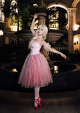 Shiny Homecoming Dress Spaghetti Straps Pleated Tulle Prom Dress Birthday Party Outfits HZ0319