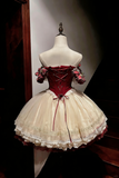 New Arrival Homecoming Dress Off Shouder Tulle Plleated Prom Dress Birthday Party Outfits HZ0319