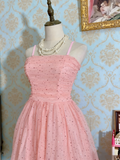 New Arrival Homecoming Dress Spaghetti Straps Tulle Plleated Short Prom Dress Birthday Party Outfits HZ0319