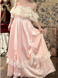 Beauty Prom Dress Off Shoulder Lace Pleated Gala Dress Formal Dress Evening Dress HZ0319