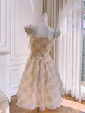 Chic Spaghetti Strap Beading A-line Tulle Party Dresses Homecoming Dresses, HZ0319