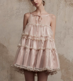 New Fashion Champagne A-line Tulle Short Party Dress Homecoming Dresses HZ0319