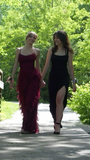 Burgundy Spaghetti Straps Sheath Ruffles Long Prom Dresses Evening Gowns, HZ0319