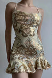 Retro Halter Neck Sheath Sequins Short Party Dresses Birthsday Outfits, HZ0319