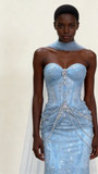 Shiny Prom Dress Sweetheart Pleated Tulle Mermaid Prom Gown Evening Dress Party Dress HZ0319